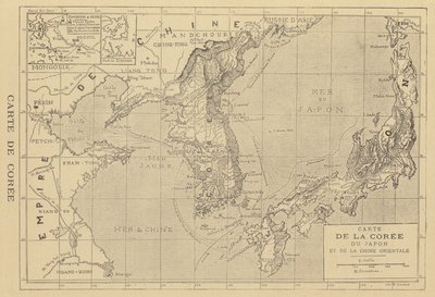Mapa de Corea de French School